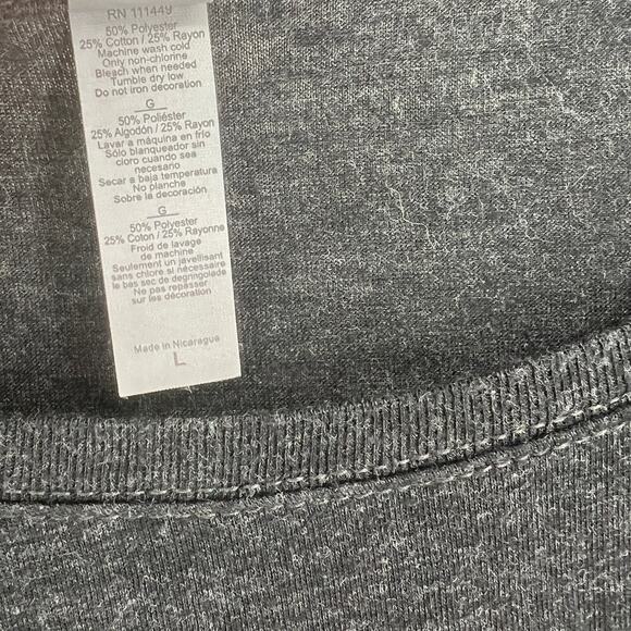 Wildlife Observers Graphic T-Shirt Dark Gray Size Large - Picture 4 of 5